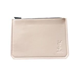 YSL Beaute Cosmetic Bag color beige
